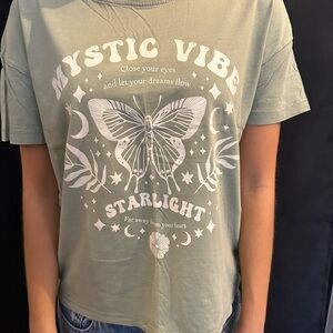 Stradivarius Starlight Tee - Olive